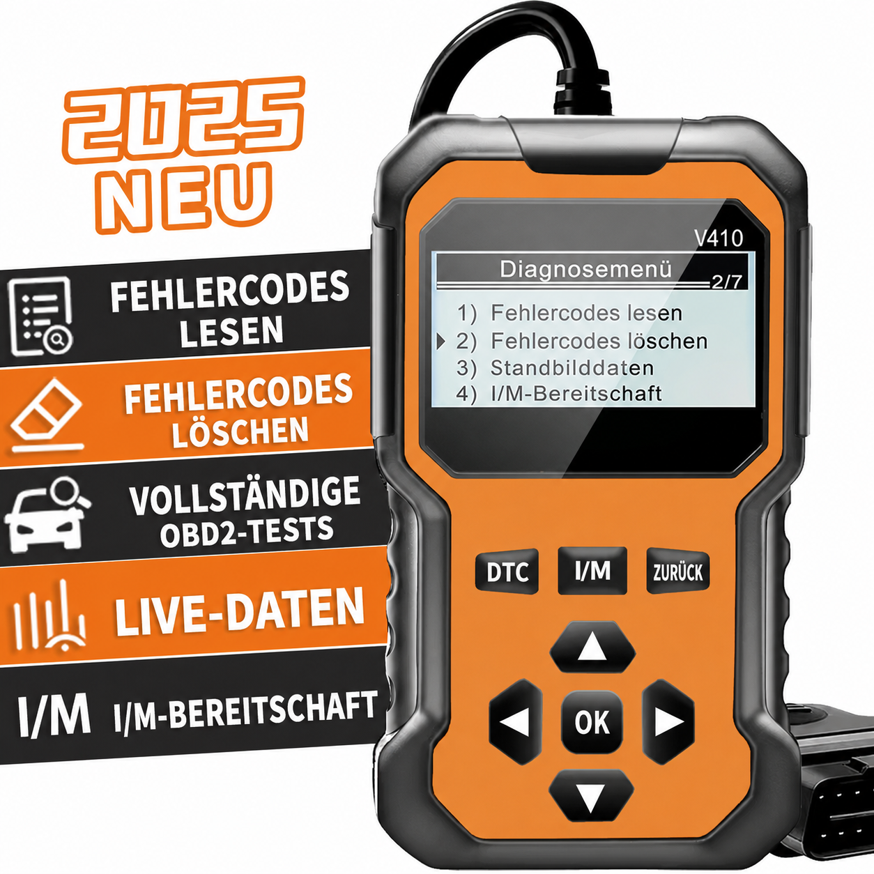 Erkennung, Diagnose und Auslesen von Motorfehlern